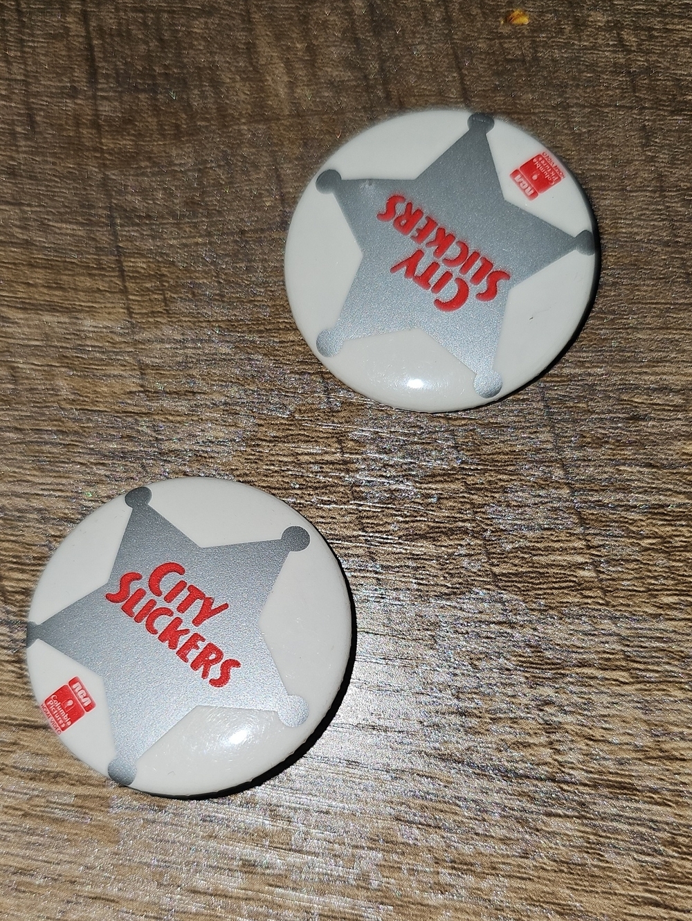🤠 Vintage 1991 City Slickers Movie Promo Pinback Buttons
